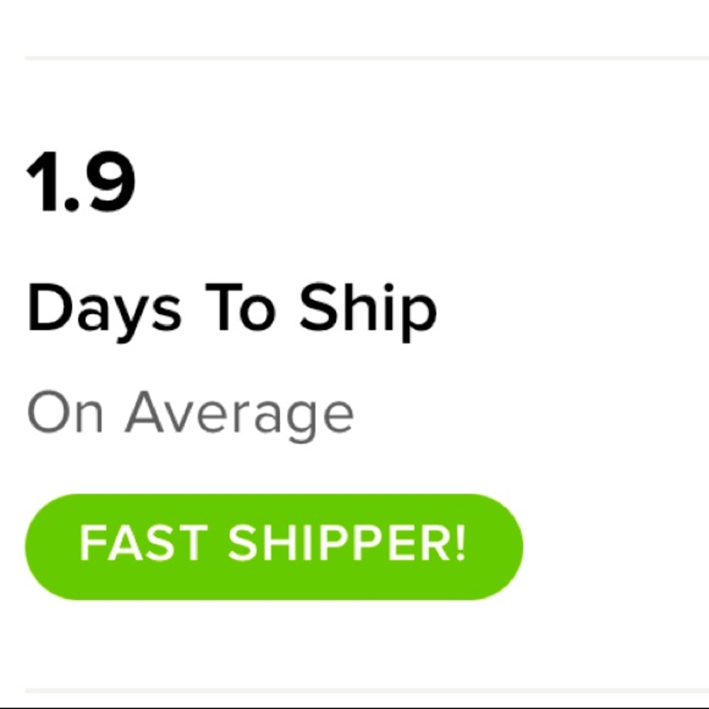 FAST SHIPPER! 📦 🚚